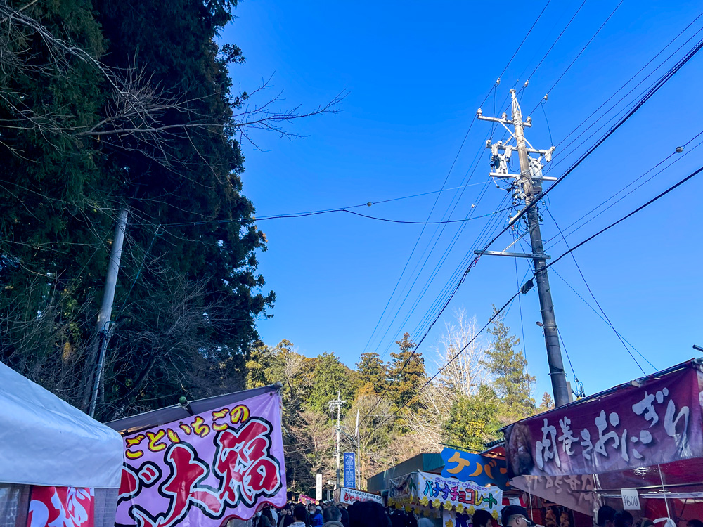 椿神社の屋台